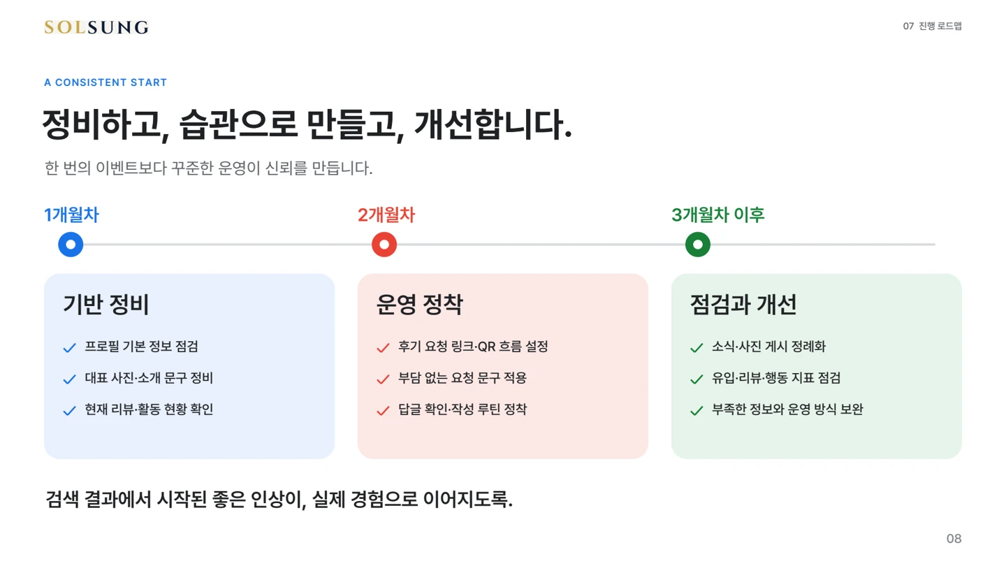브랜드 정보와 신뢰 제안 자료 8페이지