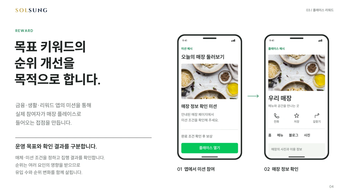 검색과 콘텐츠 운영 제안 자료 4페이지
